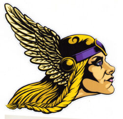 brunhilde vikings sticker